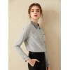 H-shaped Long-sleeved thick brushed shirt Blouse