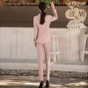 Women's Temperament Commuter Pink Suit Two-piece