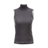 Half Turtleneck Sleeveless Knit Tank Top