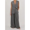 OLLIE SLATE STRIPE WIDE LEG PANT