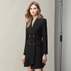 Elegant Long Sleeve Irregular Suit Dress