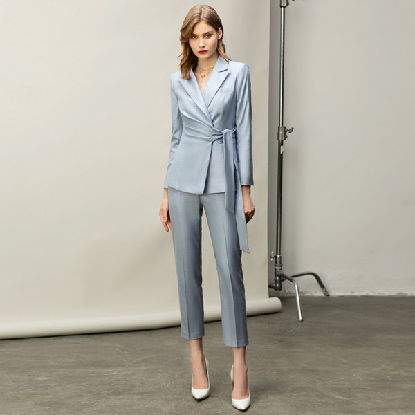 Women's Casual Lace-up Professional Suit Three-piece Suit