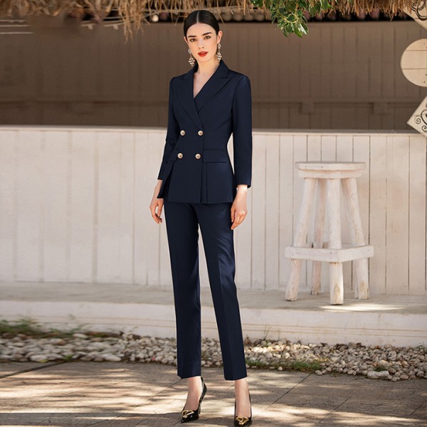 Women's Professional Suit Pants Three-piece Set
