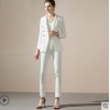 White Double-breasted Fashionable Temperament Suit