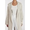 JOSEPHINA NATURAL LINEN BLEND COAT