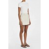 EVA NATURAL LINEN SKORT
