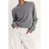 INDY GREY CASHMERE KNIT JUMPER