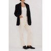 FINN CREAM TWISTED SEAM JEAN