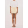 EVA LEMON LINEN SKORT