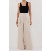 CODY NATURAL WIDE LINEN PANT