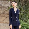 Women's Professional Navy Blue Suit Three Piece