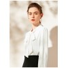 H-shaped Bow Chiffon Shirt Blouse