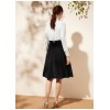 H-shaped Bow Chiffon Shirt Blouse
