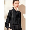 H-shaped Bow Chiffon Shirt Blouse