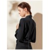H-shaped Bow Chiffon Shirt Blouse
