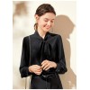 H-shaped Bow Chiffon Shirt Blouse