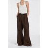 HOLDEN BITTER CHOC LINEN PANT