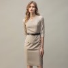 Fashionable Commuter V-neck Dress