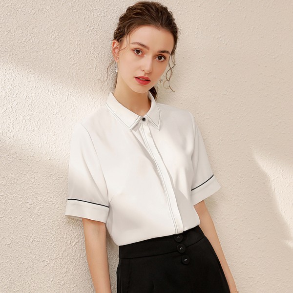 Women's Temperament Commuter Short Sleeve Shirt