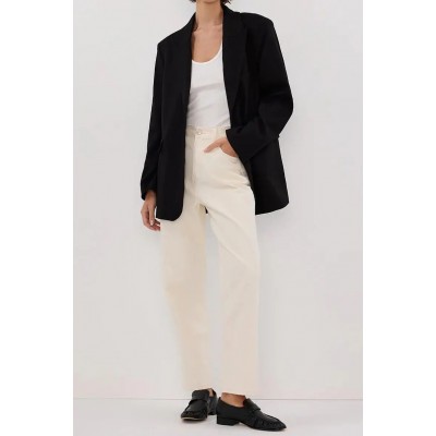 FINN CREAM TWISTED SEAM JEAN