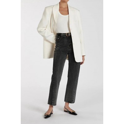 FINN WASHED BLACK TWISTED SEAM JEAN