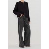 RYAN BLACK CROPPED BLAZER