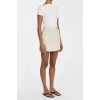 EVA NATURAL LINEN SKORT