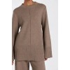 CLEMENCE CHOC MARLE KNIT JUMPER