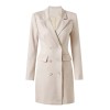Elegant Double Breasted Suit Dress