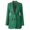 Sleek Commuter Houndstooth Single-Breasted Blazer