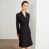Temperament Business OL Long-sleeved Suit Dress